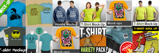 Download T-Shirt Mockup Templates to Help Display T-Shirt Designs | Print Aura - DTG Printing Services