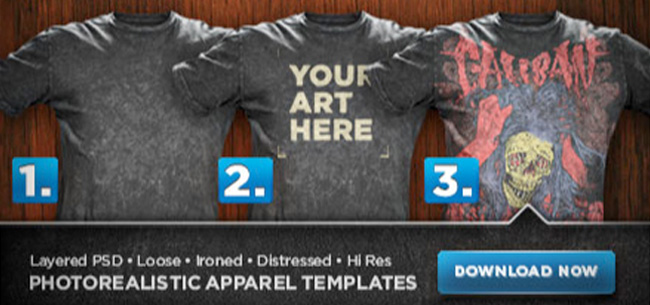 T-Shirt Mockup Templates to Help Display T-Shirt Designs ...