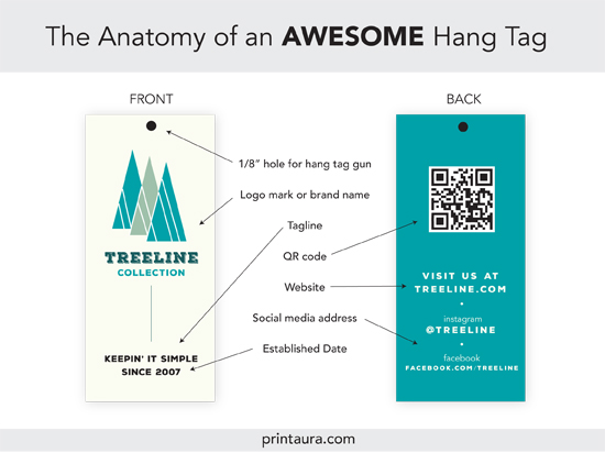 Anatomy Of An Awesome Clothing Hang Tag Templates