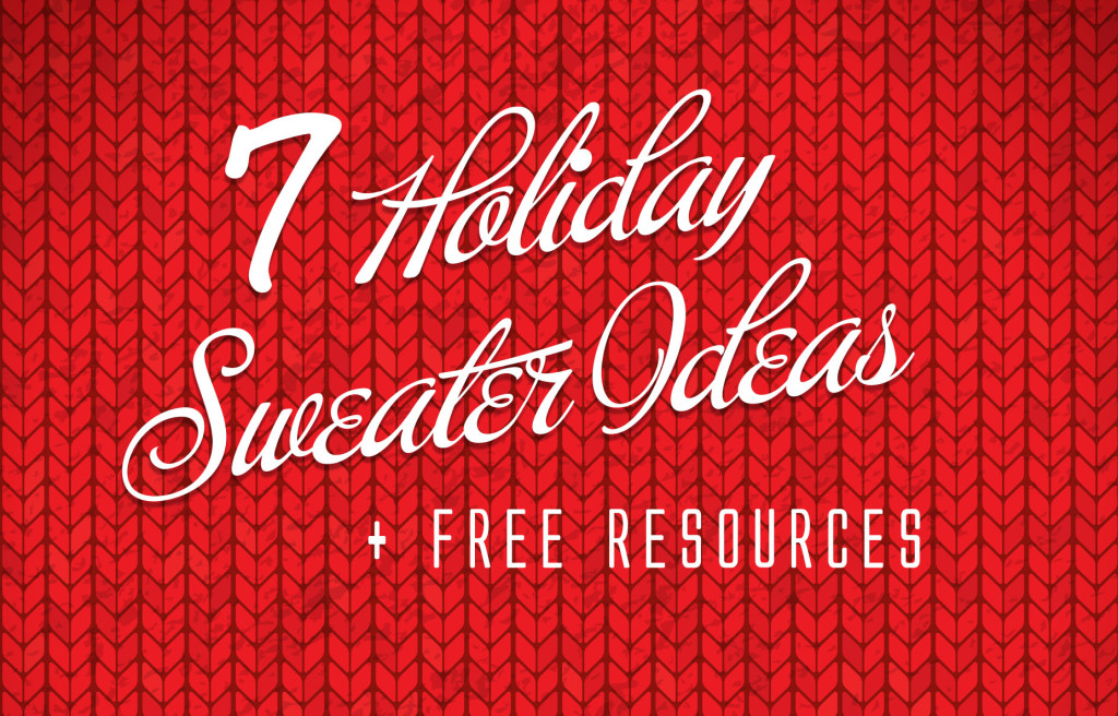 Download Free 7 Holiday Sweater Ideas Free Resources To Design Your Own SVG DXF Cut File