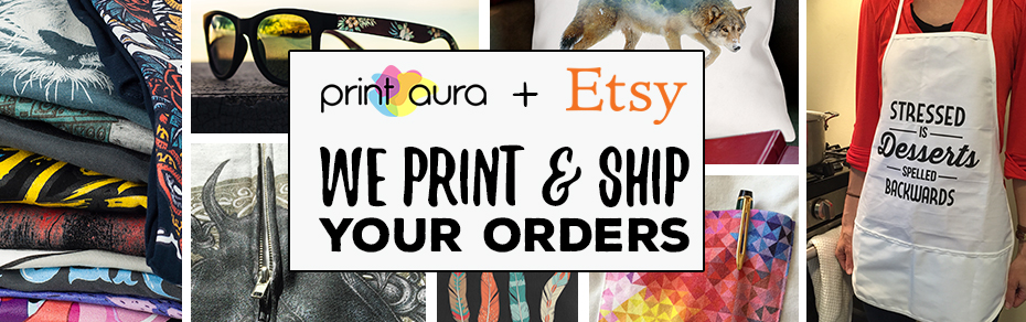 Printaura and Etsy