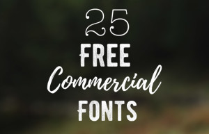 Top 25 Free Commercial Fonts For T-Shirt Designs
