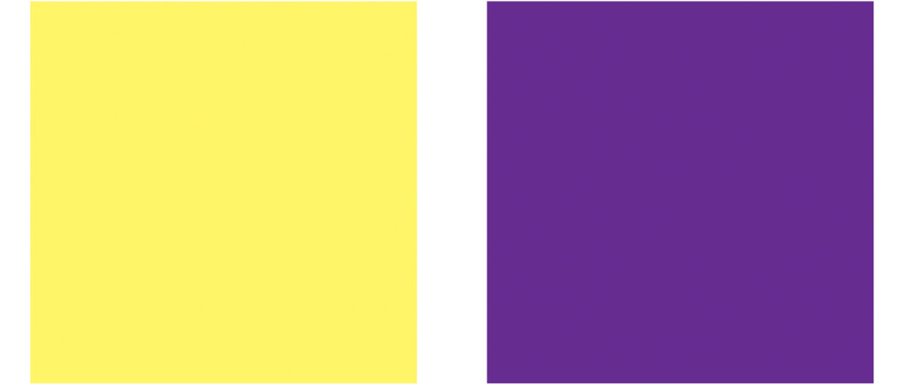 yellow purple